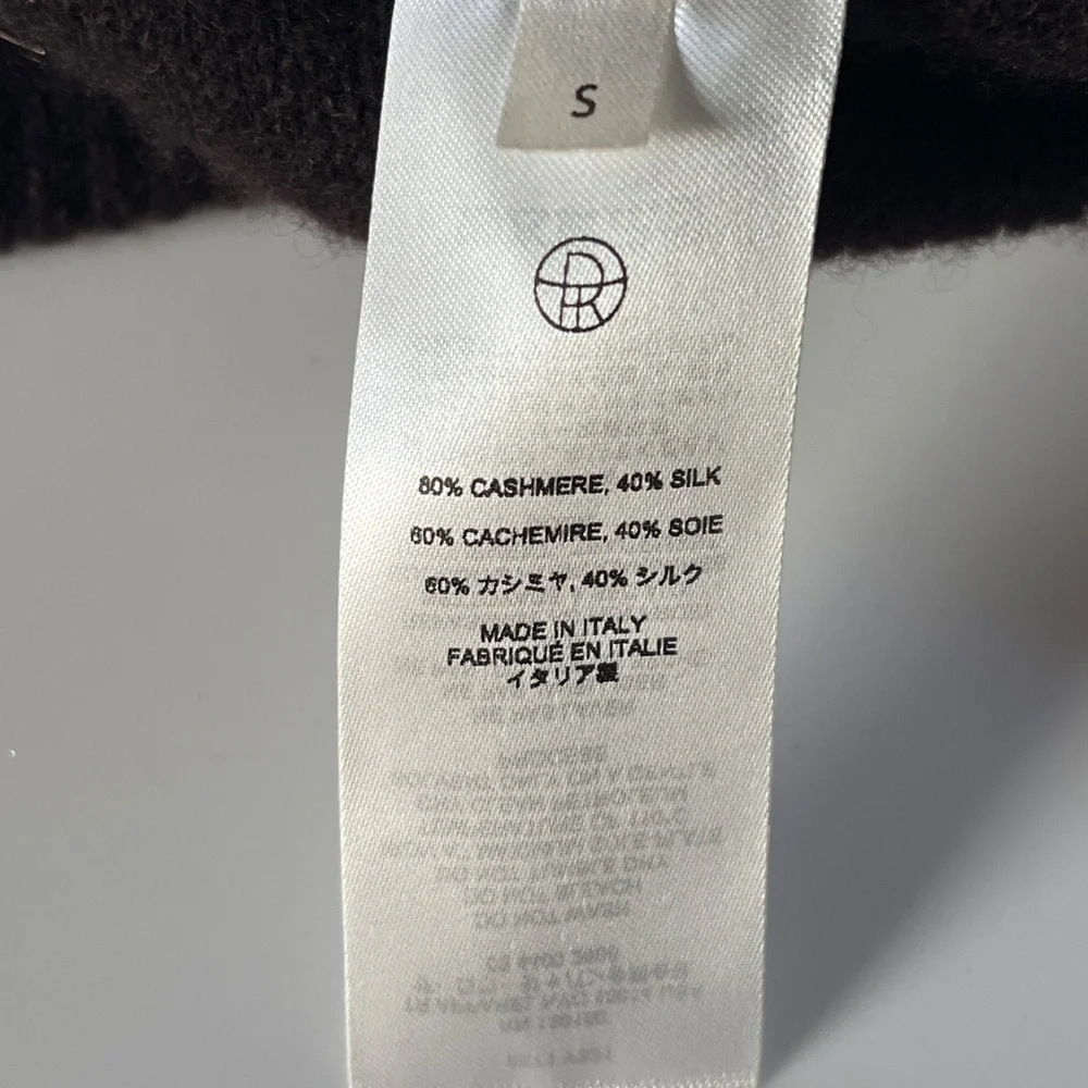 The Row Idea Cashmere Sweater size  Small in chocolate brown - Picture 3 of 9